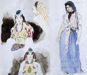 Eugene Delacroix Moroccan Women Spain oil painting artist